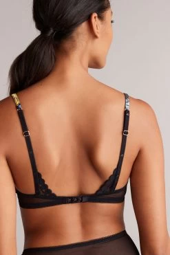 B By Ted Baker Black Floral Non Pad Underwire Bra 12 B By Ted Baker Black Floral Non Pad Underwire Bra -Ted Baker Shop M95 789s3