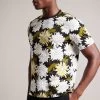 Ted Baker Cream Florid Regular Floral Printed T-Shirt 2 Ted Baker Cream Florid Regular Floral Printed T-Shirt -Ted Baker Shop M98859s