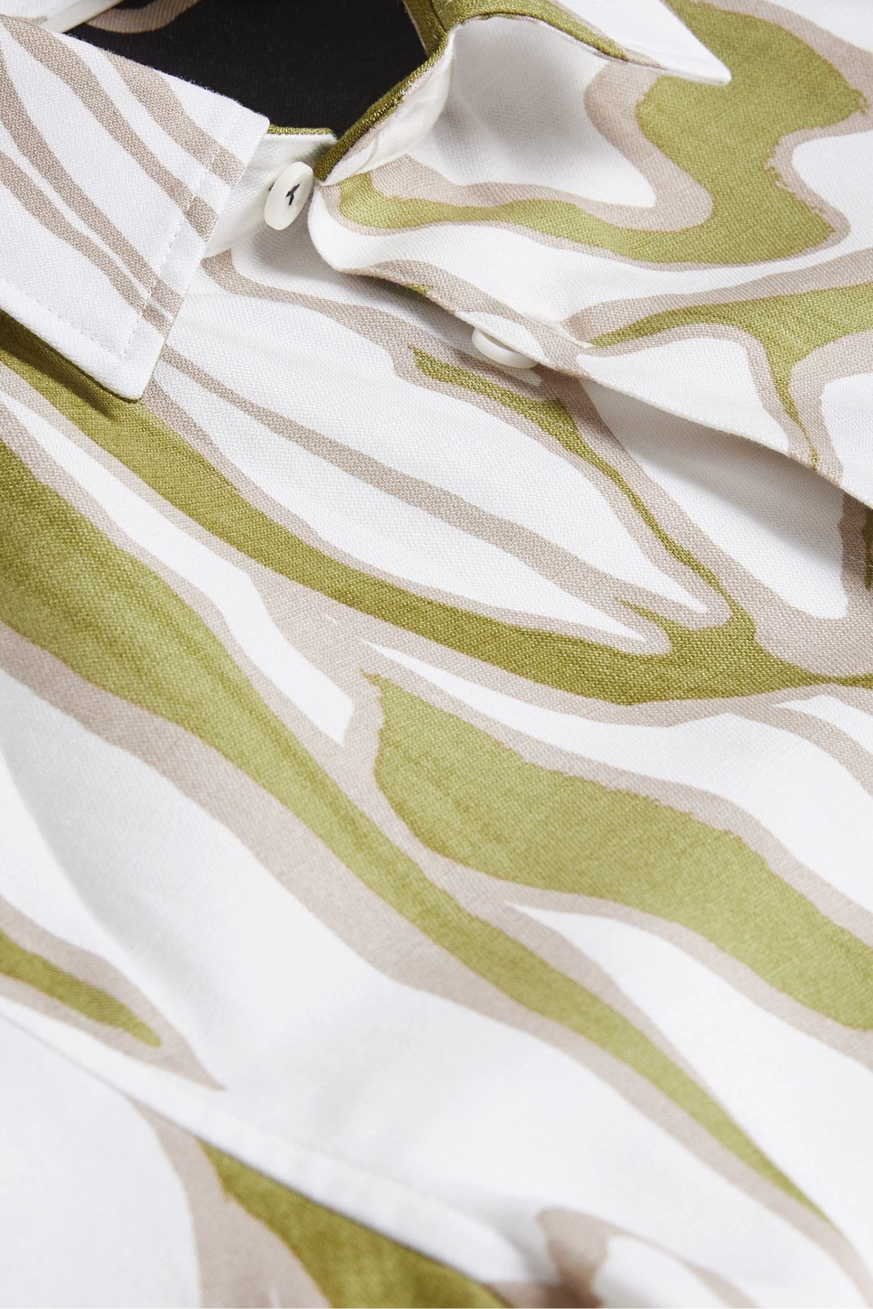 Ted Baker Cream Errew Regular Stems Shirt 7 Ted Baker Cream Errew Regular Stems Shirt - Image 5