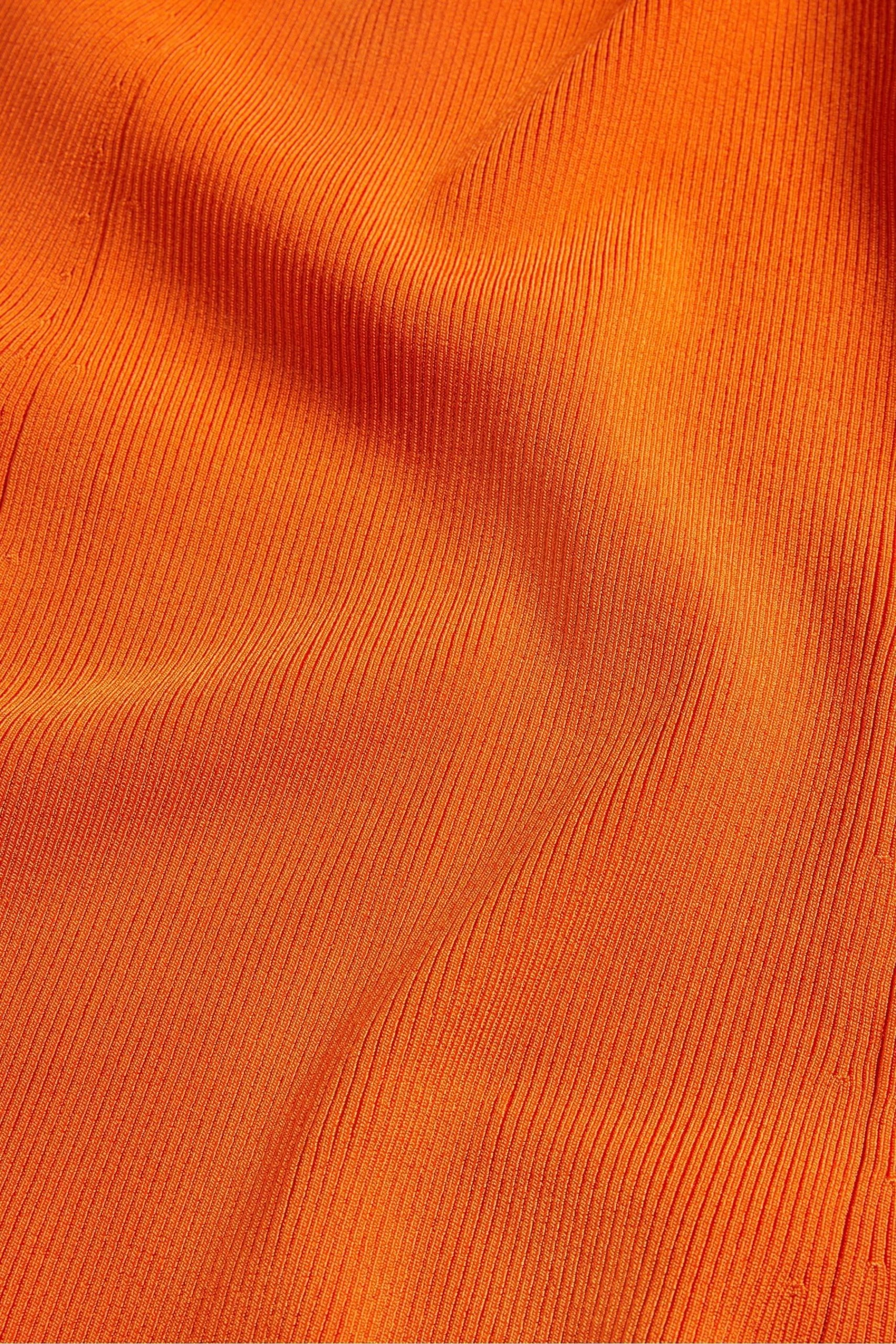 Ted Baker Orange Marrlyy Rib Knit Maxi Dress 7 Ted Baker Orange Marrlyy Rib Knit Maxi Dress - Image 5