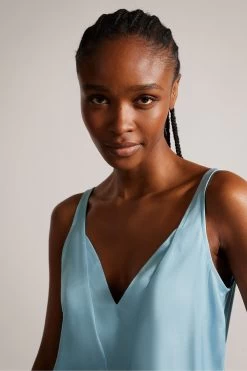 Ted Baker Blue Rubiez Double Layer Effect Cami Top -Ted Baker Shop N00679s4