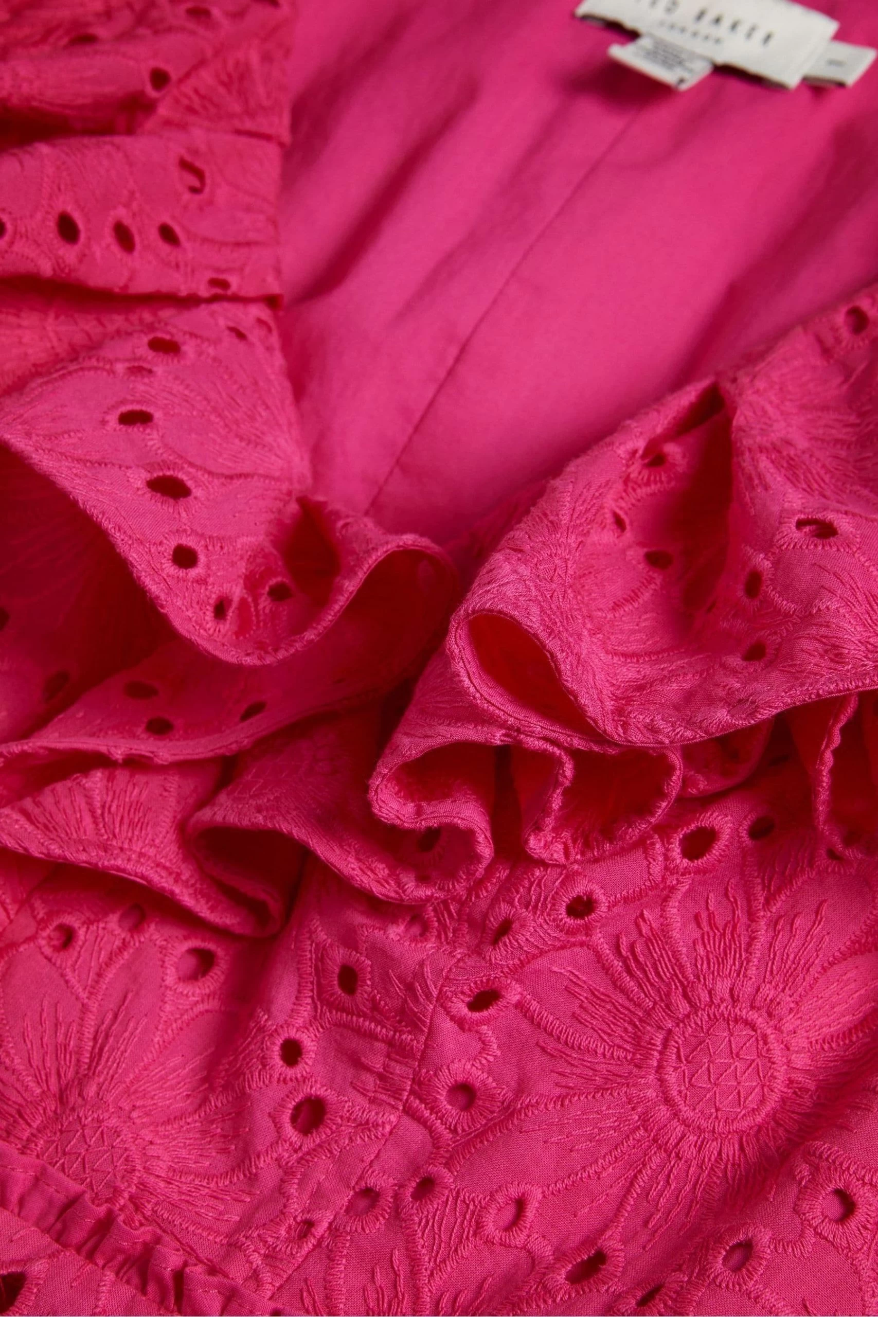 Ted Baker Pink Mazieh Broderie Top 7 Ted Baker Pink Mazieh Broderie Top - Image 5