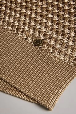 Ted Baker Abaly Basket Stitch Seeveless Brown Top 11 Ted Baker Abaly Basket Stitch Seeveless Brown Top -Ted Baker Shop N00690s5