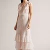 Ted Baker Sheriil Nude Ruffle Detail Maxi Dress 2 Ted Baker Sheriil Nude Ruffle Detail Maxi Dress -Ted Baker Shop N00691s