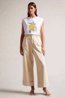 Ted Baker Dieanaa Graphic White Vest Top 9 Ted Baker Dieanaa Graphic White Vest Top -Ted Baker Shop N00695s3