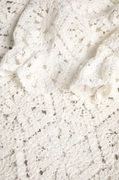 Ted Baker Ambya Crochet Knit Puff Sleeve White Top 11 Ted Baker Ambya Crochet Knit Puff Sleeve White Top -Ted Baker Shop N00704s5