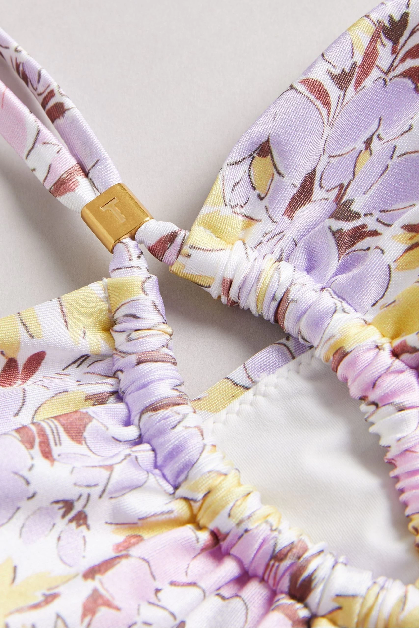 Ted Baker Telisea Cut Out Detail White Bikini Top 7 Ted Baker Telisea Cut Out Detail White Bikini Top - Image 5
