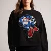 Ted Baker Danella Graphic Black Sweatshirt 2 Ted Baker Danella Graphic Black Sweatshirt -Ted Baker Shop N06568s