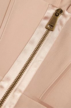 Ted Baker Ivylou Bodycon Nude Midi Dress With Sheer Panels -Ted Baker Shop N43 066s4