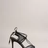 Ted Baker Junera Mesh Tie Black Strap Sandals -Ted Baker Shop N43052s
