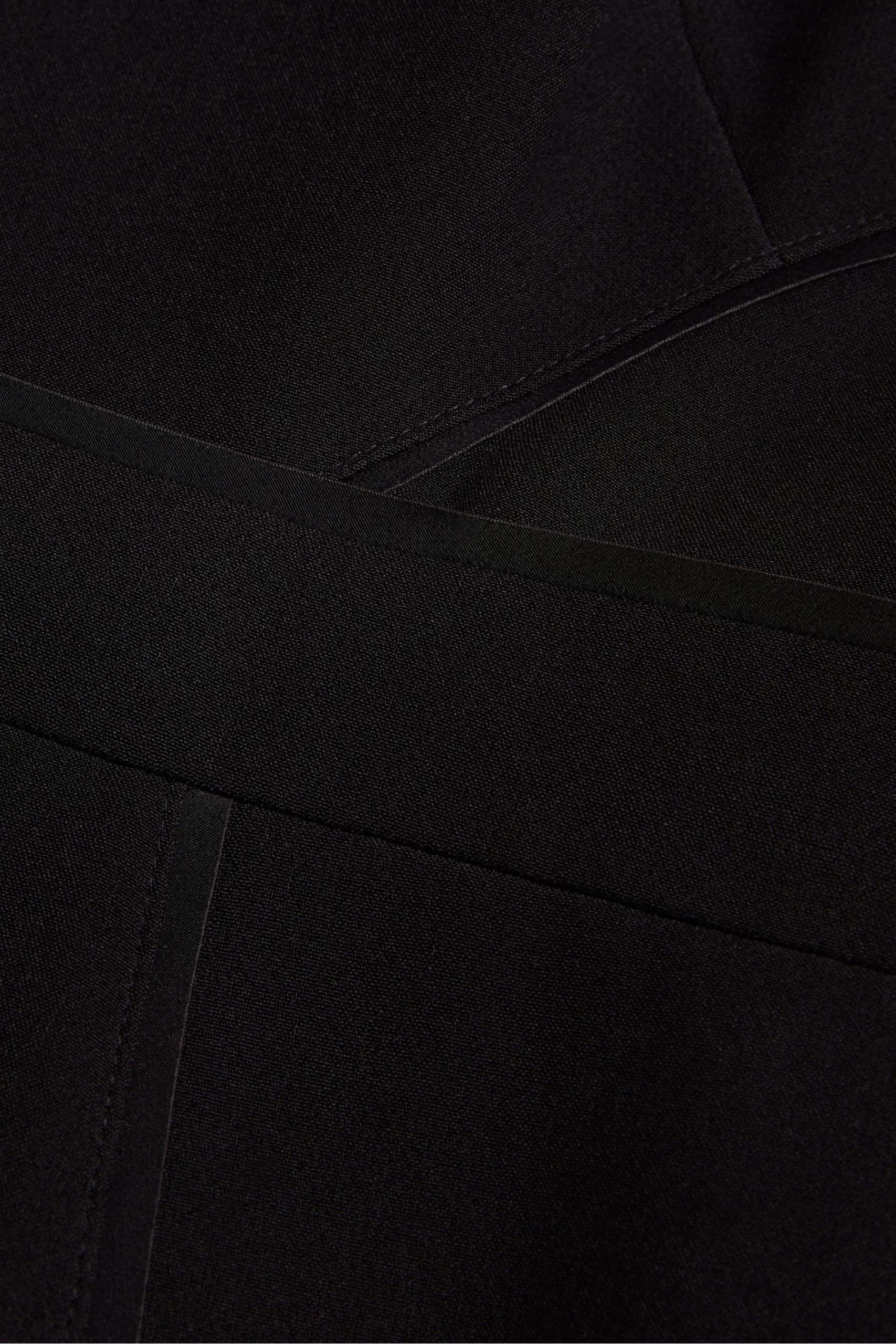 Ted Baker Ivylou Bodycon Black Midi Dress With Sheer Panels 7 Ted Baker Ivylou Bodycon Black Midi Dress With Sheer Panels - Image 5