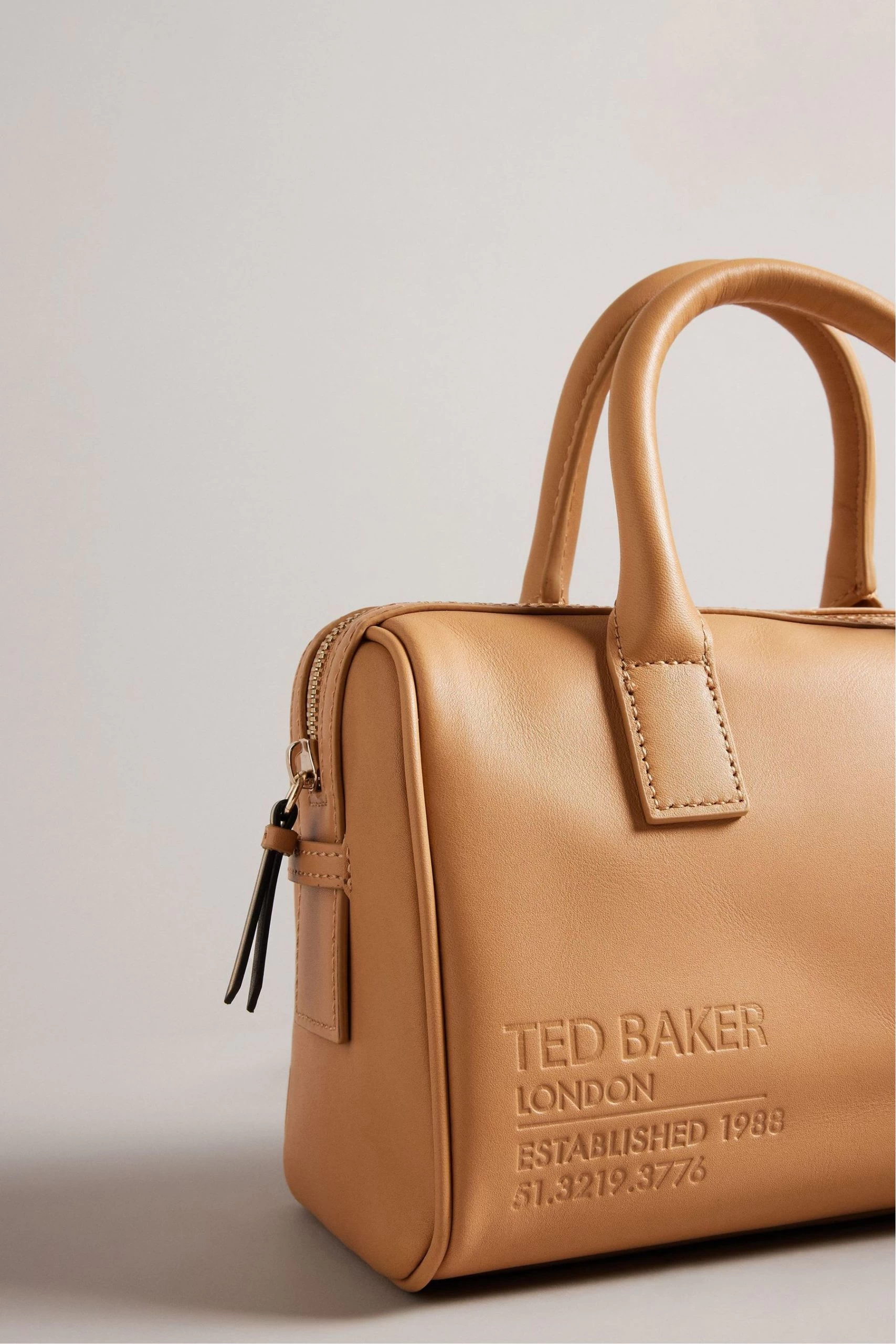 Ted Baker Natural Daralia Camel Branded Webbing Holdall Bag 5 Ted Baker Natural Daralia Camel Branded Webbing Holdall Bag - Image 3