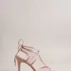 Ted Baker Pink Junera Mesh Tie Strap Sandals -Ted Baker Shop N43064s