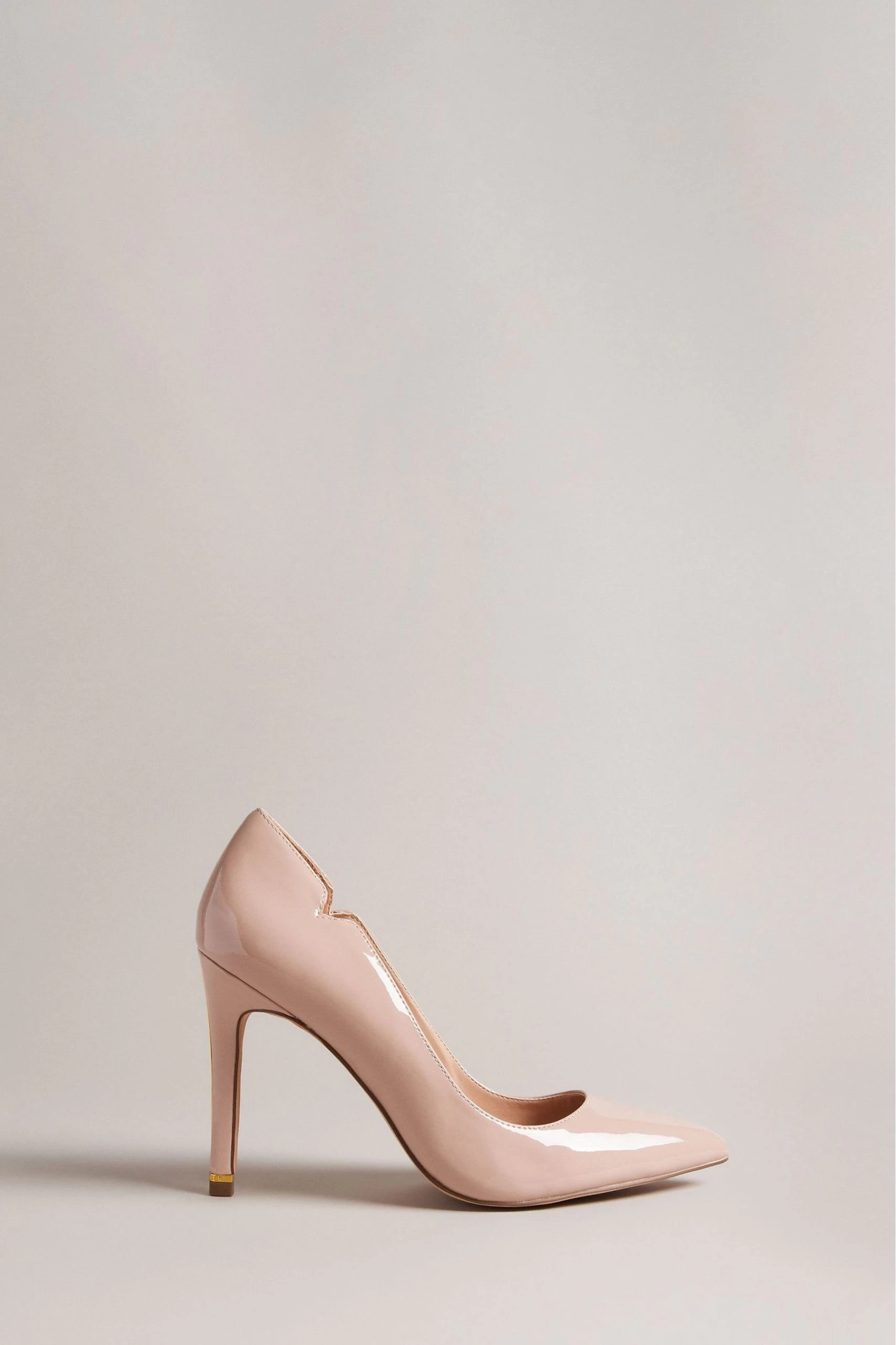 Ted Baker Pink Orlay Patent Leather Court Shoes 3 Ted Baker Pink Orlay Patent Leather Court Shoes