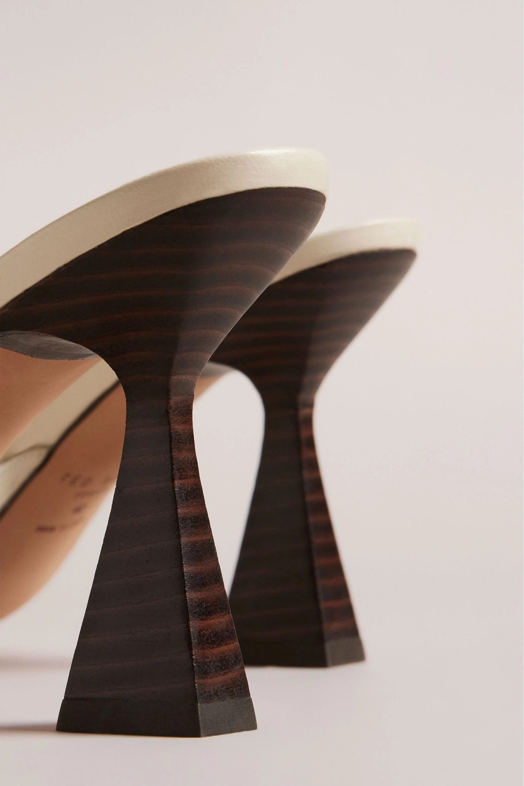 Ted Baker Natural Tayalin Gold Coin Heeled Sandals 6 Ted Baker Natural Tayalin Gold Coin Heeled Sandals - Image 4