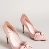 Ted Baker Hyana Dusky-Pink Moire Satin Bow 100Mm Court Shoes 1 Ted Baker Hyana Dusky-Pink Moire Satin Bow 100Mm Court Shoes -Ted Baker Shop T07227s