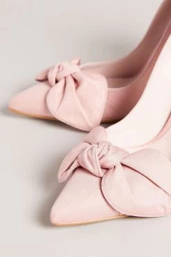 Ted Baker Hyana Dusky-Pink Moire Satin Bow 100Mm Court Shoes 8 Ted Baker Hyana Dusky-Pink Moire Satin Bow 100Mm Court Shoes -Ted Baker Shop T07227s3