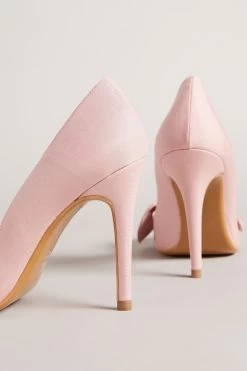 Ted Baker Hyana Dusky-Pink Moire Satin Bow 100Mm Court Shoes 9 Ted Baker Hyana Dusky-Pink Moire Satin Bow 100Mm Court Shoes -Ted Baker Shop T07227s4