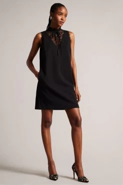 Ted Baker Telini Black Floral Printed Bow 100mm Court Heels 11 Ted Baker Telini Black Floral Printed Bow 100mm Court Heels -Ted Baker Shop T10165s5