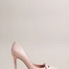 Ted Baker Pink Teliah Pointed Bow 100mm Court Heels 2 Ted Baker Pink Teliah Pointed Bow 100mm Court Heels -Ted Baker Shop T10247s