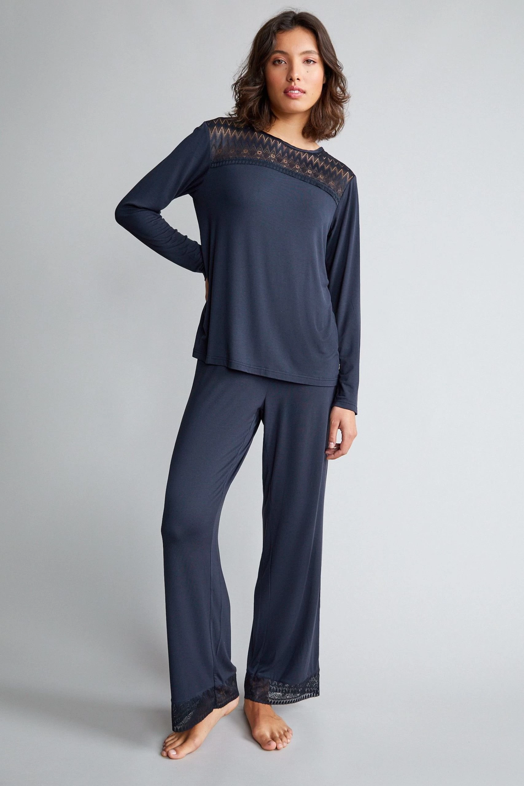 B By Ted Baker Modal Lace Pyjama Set 3 B By Ted Baker Modal Lace Pyjama Set