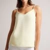 Ted Baker Yellow Andreno Strappy Cami With Rouleaux Trims 2 Ted Baker Yellow Andreno Strappy Cami With Rouleaux Trims -Ted Baker Shop T20127s