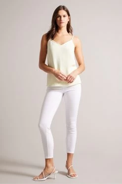 Ted Baker Yellow Andreno Strappy Cami With Rouleaux Trims 9 Ted Baker Yellow Andreno Strappy Cami With Rouleaux Trims -Ted Baker Shop T20127s3