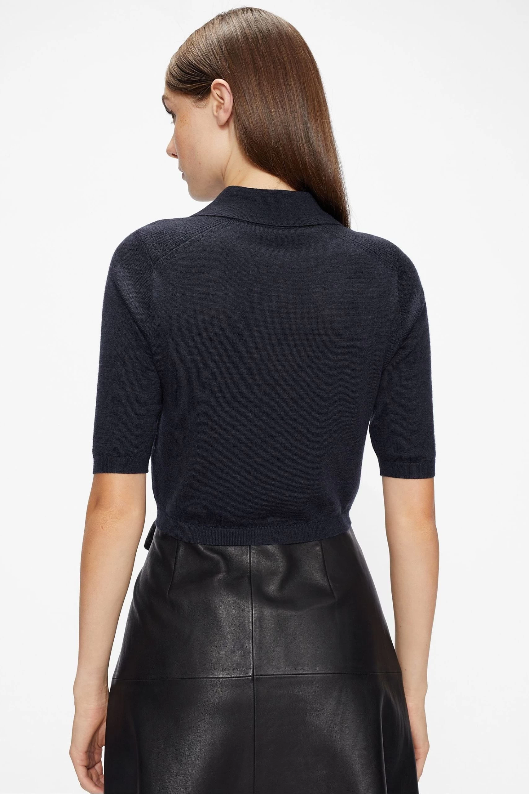 Ted Baker Blue Ameliya Merino Edit Polo Shirt 4 Ted Baker Blue Ameliya Merino Edit Polo Shirt - Image 2