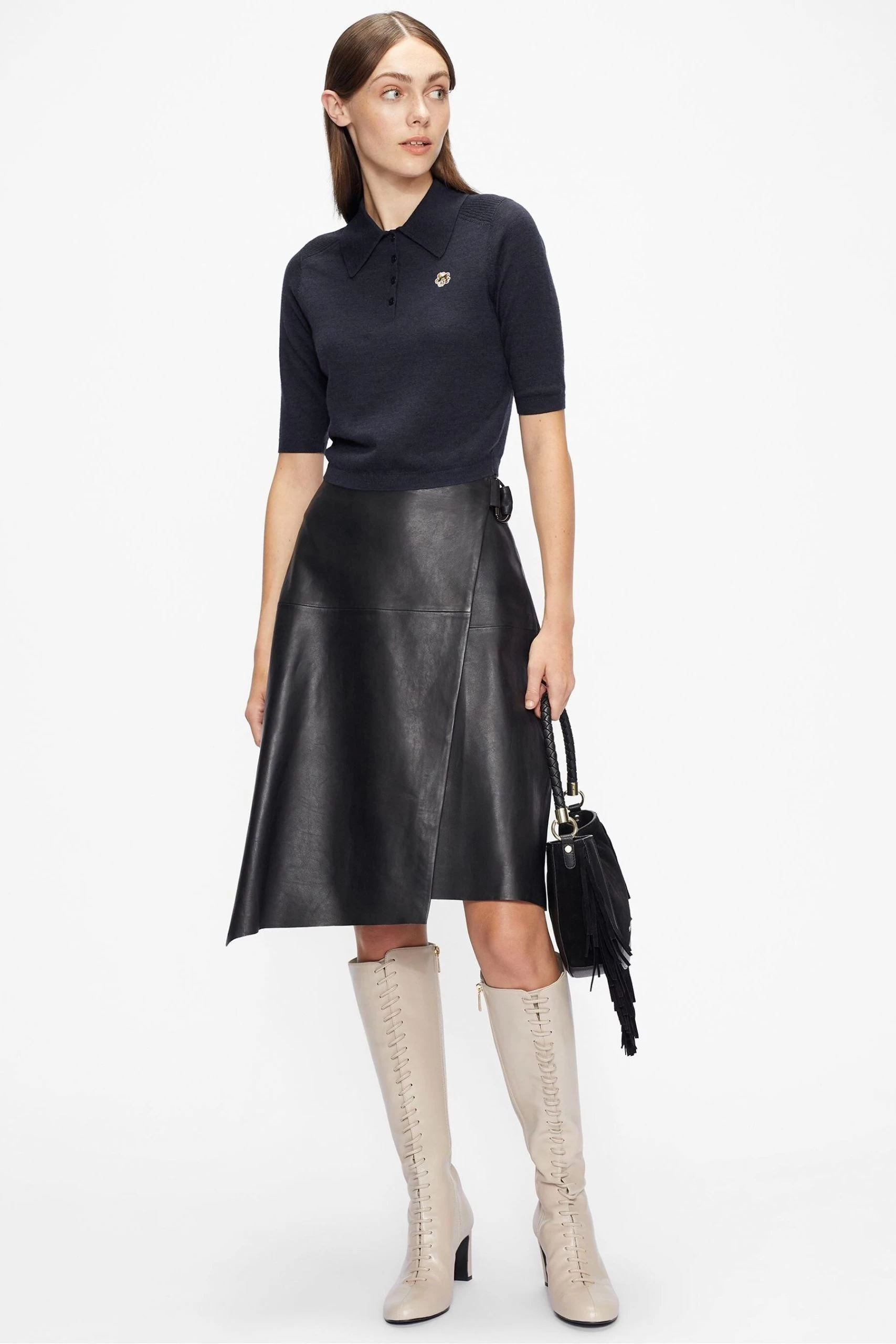 Ted Baker Blue Ameliya Merino Edit Polo Shirt 5 Ted Baker Blue Ameliya Merino Edit Polo Shirt - Image 3