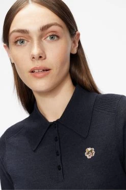 Ted Baker Blue Ameliya Merino Edit Polo Shirt 10 Ted Baker Blue Ameliya Merino Edit Polo Shirt -Ted Baker Shop T23434s4