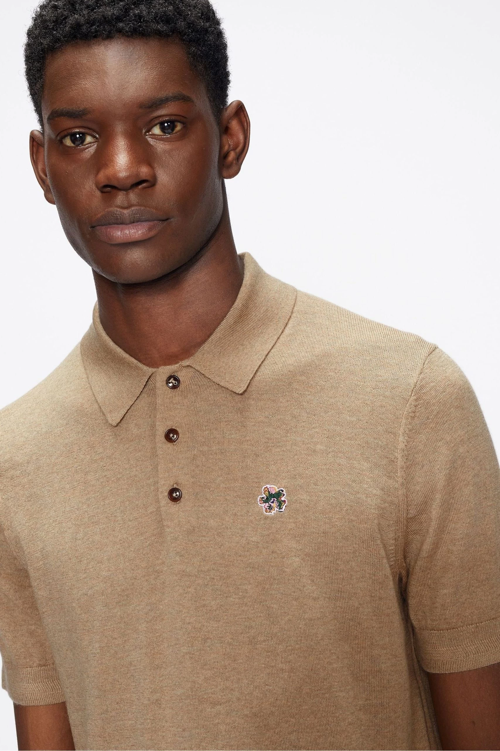 Ted Baker Haworth Ss Knitted Polo Shirt 6 Ted Baker Haworth Ss Knitted Polo Shirt - Image 4