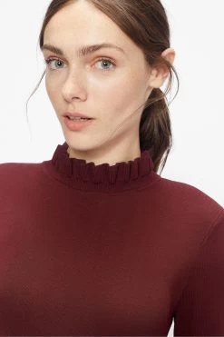 Ted Baker Purple Zadi Knitted Frill Full Skirt Dress -Ted Baker Shop T45489s3