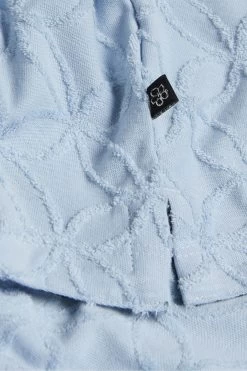 Ted Baker Blue Maroc Short Sleeved Regular Zip Jacquard Polo Shirt 11 Ted Baker Blue Maroc Short Sleeved Regular Zip Jacquard Polo Shirt -Ted Baker Shop T51446s5