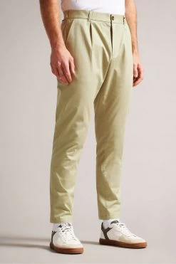 Ted Baker Natural Bossar Camburn Regular Fit Trousers
