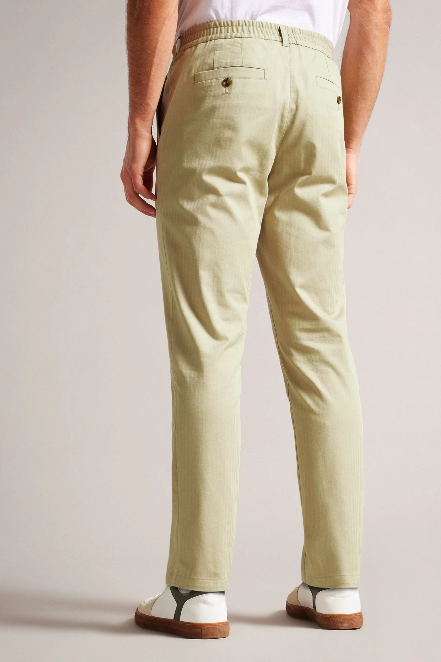 Ted Baker Natural Bossar Camburn Regular Fit Trousers 4 Ted Baker Natural Bossar Camburn Regular Fit Trousers - Image 2