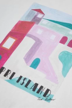 Ted Baker White Josep Short Sleeved Regular Fit Graphic T-Shirt 11 Ted Baker White Josep Short Sleeved Regular Fit Graphic T-Shirt -Ted Baker Shop T51453s5