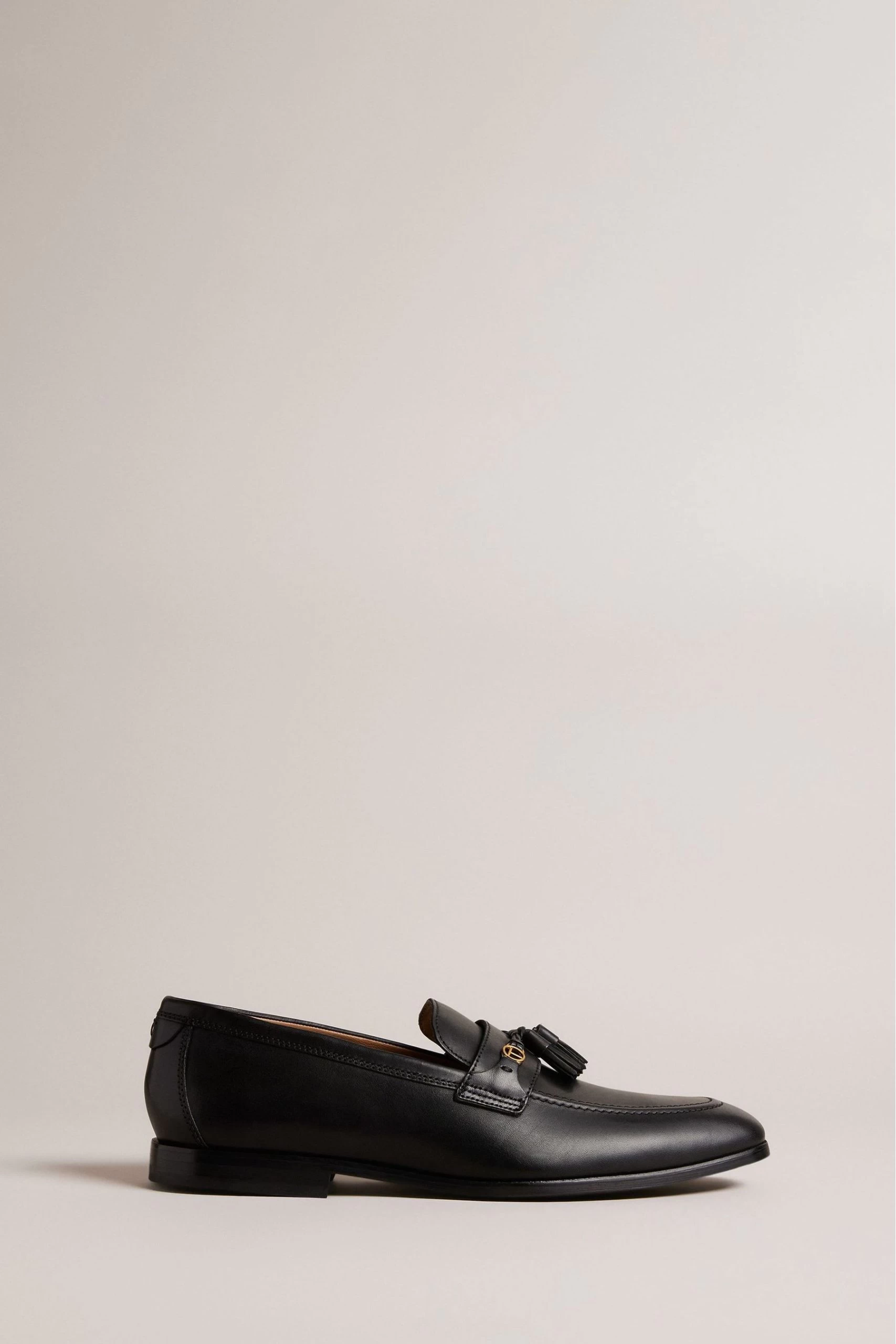 Ted Baker Ainsly Leather Black Loafers With Hardware 3 Ted Baker Ainsly Leather Black Loafers With Hardware