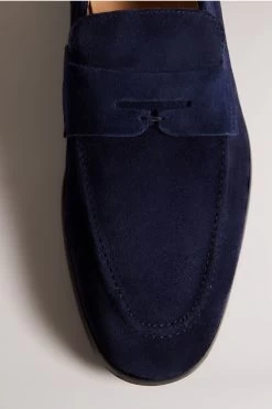 Ted Baker Blue Adlerrs Full Suede Formal Saddle Loafers 8 Ted Baker Blue Adlerrs Full Suede Formal Saddle Loafers -Ted Baker Shop T51475s3