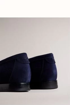 Ted Baker Blue Adlerrs Full Suede Formal Saddle Loafers 9 Ted Baker Blue Adlerrs Full Suede Formal Saddle Loafers -Ted Baker Shop T51475s4