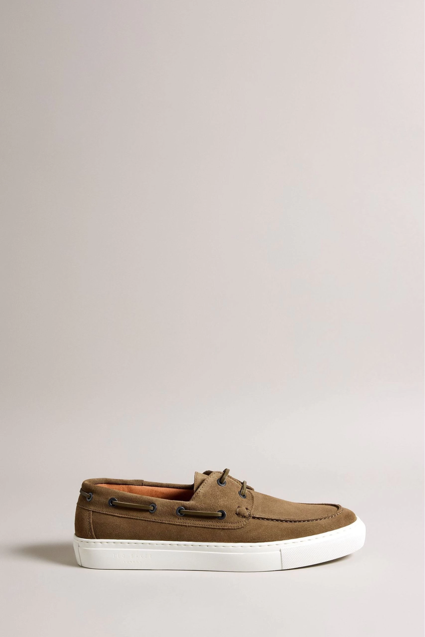 Ted Baker Green Euens Suede And Leather Boatshoe 3 Ted Baker Green Euens Suede And Leather Boatshoe