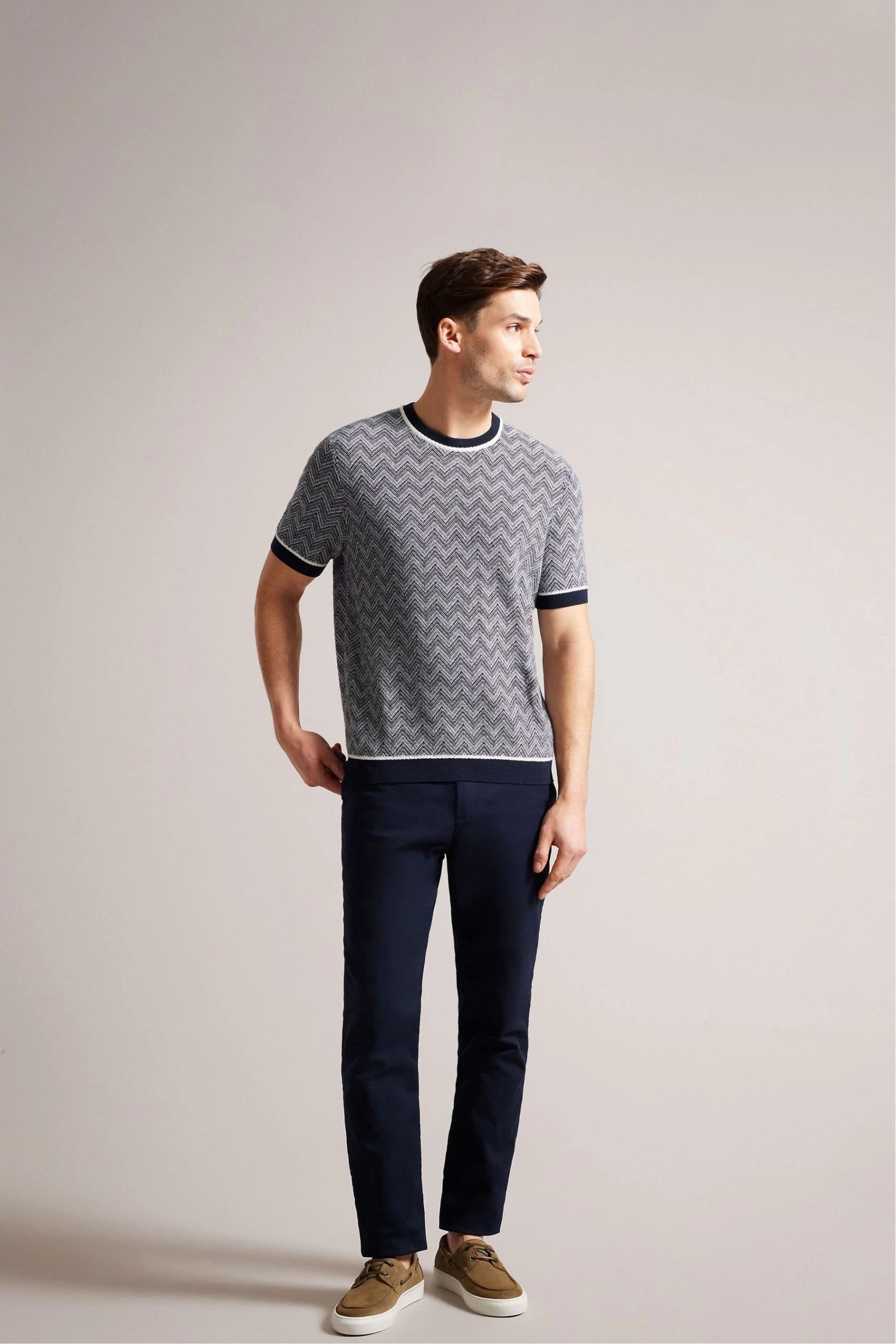 Ted Baker Green Euens Suede And Leather Boatshoe 7 Ted Baker Green Euens Suede And Leather Boatshoe - Image 5