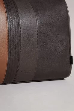Ted Baker Brown Evyday Brn-Choc Striped Pu Holdall Bag 8 Ted Baker Brown Evyday Brn-Choc Striped Pu Holdall Bag -Ted Baker Shop T55822s3