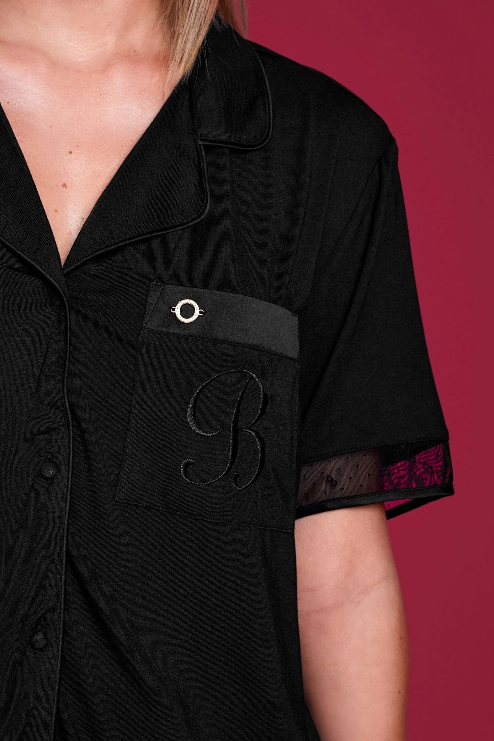 B By Ted Baker Modal Button Through Pyjama Top 12 B By Ted Baker Modal Button Through Pyjama Top - Image 10