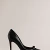 Ted Baker Teliah Black Pointed Bow 100mm Court Heels 1 Ted Baker Teliah Black Pointed Bow 100mm Court Heels -Ted Baker Shop T60152s