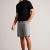 Ted Baker Grey Tura Regular Fit Dogtooth Shorts 2 Ted Baker Grey Tura Regular Fit Dogtooth Shorts -Ted Baker Shop T60193s