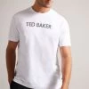 Ted Baker White Vonsha Short Sleeved Printed T-Shirt 2 Ted Baker White Vonsha Short Sleeved Printed T-Shirt -Ted Baker Shop T60253s