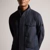 Ted Baker Blue Garceea Nylon Field Jacket 1 Ted Baker Blue Garceea Nylon Field Jacket -Ted Baker Shop T60254s
