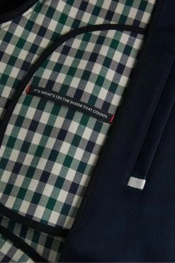 Ted Baker Blue Capel House Check Mac 11 Ted Baker Blue Capel House Check Mac -Ted Baker Shop T60256s5