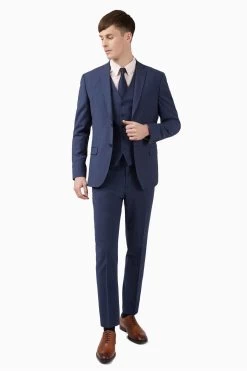 Ted Baker Premium Blue Panama Slim Suit Jacket -Ted Baker Shop T62 397s9