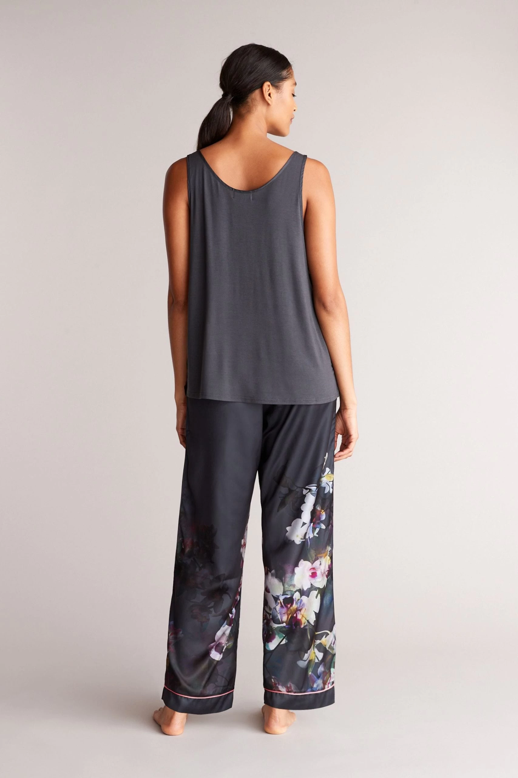 B By Ted Baker Satin Cami Pyjama Set 5 B By Ted Baker Satin Cami Pyjama Set - Image 3